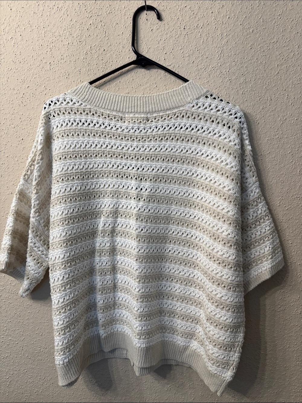 Universal Thread Cream Open-Knit Button Cardigan - Picture 4 of 4